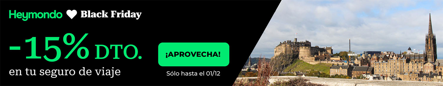 Descuento en el seguro de viaje para Escocia con Heymondo
