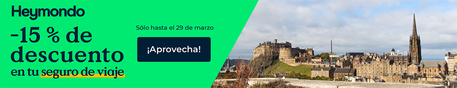 Descuento en el seguro de viaje para Escocia con Heymondo